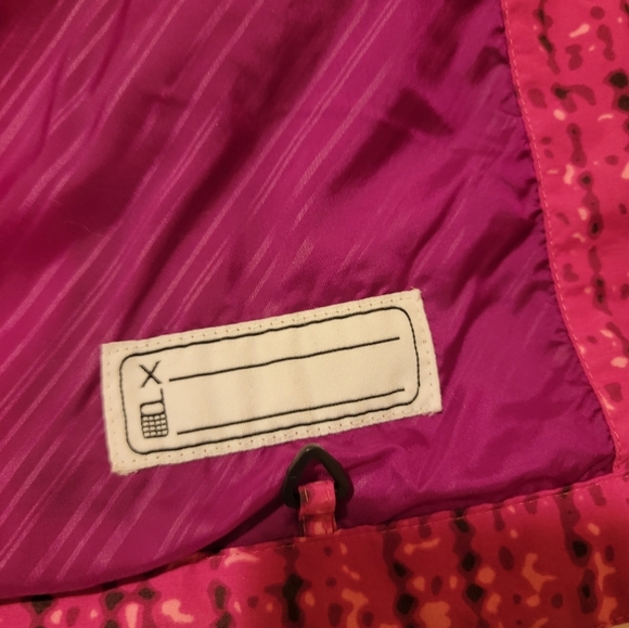 Columbia Jacket Omni Shield Pink HoodedJacket SpringCoat Youth Barbiecore Easter - Picture 6 of 12